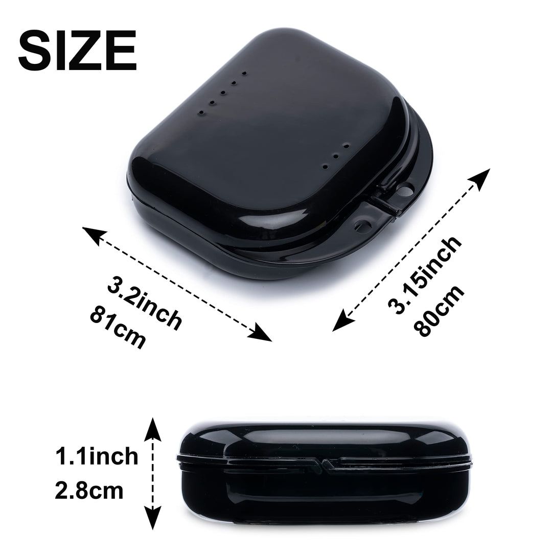 Retainer Case with Vent Holes, 6 Pcs Case, Durable &