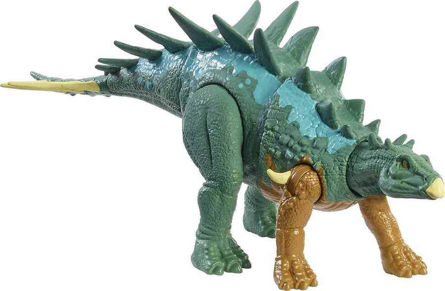 Jurassic World Toys Fierce Force Chialingosaurus Dinosaur Action Figure Movable Joints, Realistic Sculpting & Single Strike Feature, Kids Gift Ages 3 Years & Older