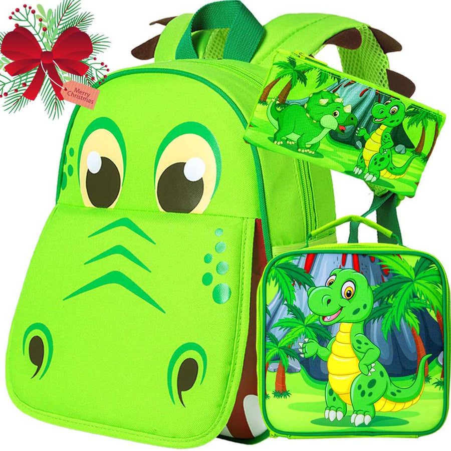 Dinosaur Backpack Boys, 12.5” Toddler Cute Preschool Bookbag Kindergarten School Bag