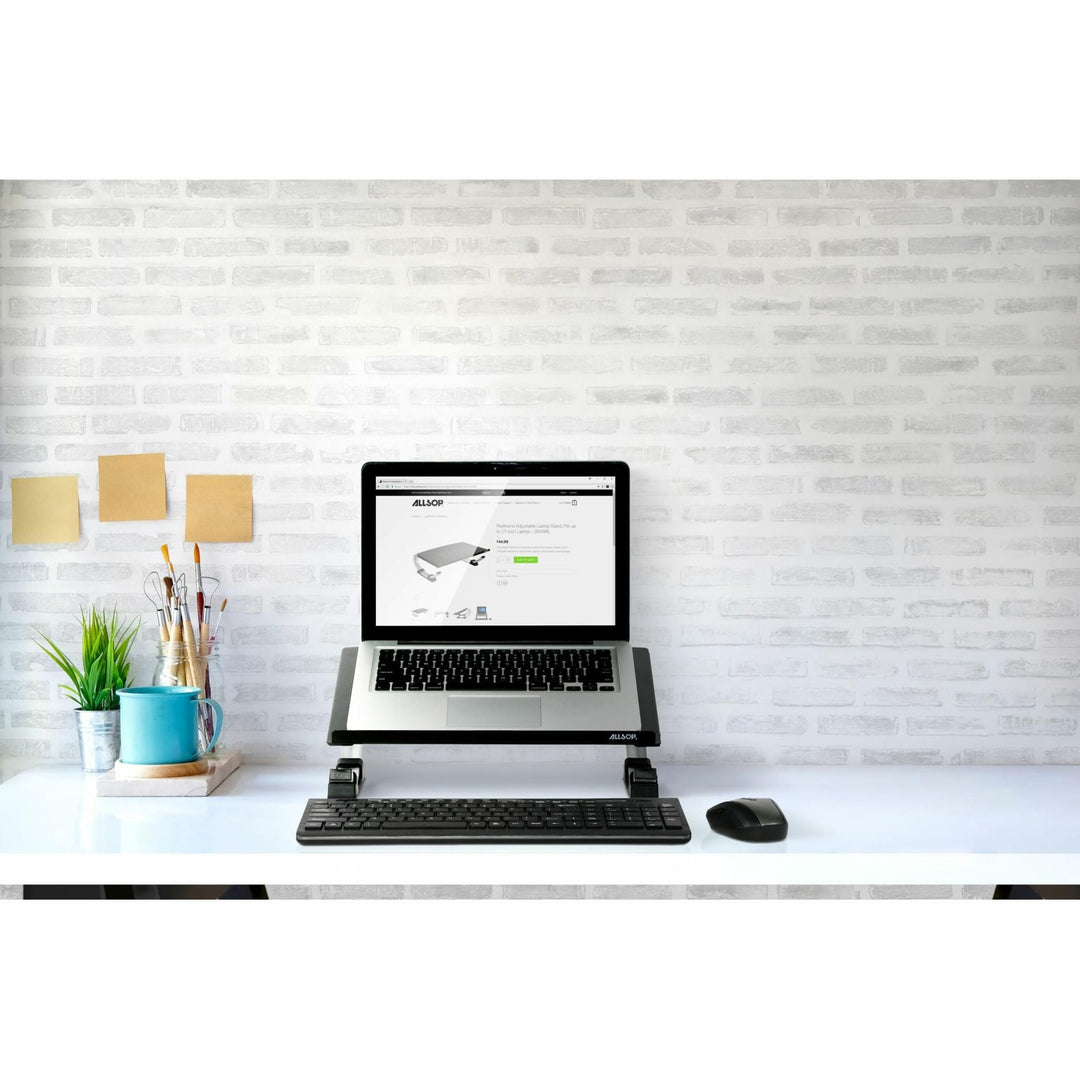 Allsop Redmond Adjustable Laptop Stand, Vented Curved S