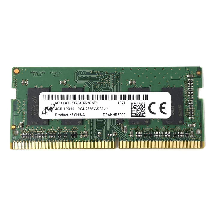 MTA4ATF51264HZ-2G6E1 PC4-2666 4GB DDR4 SODIMM Memory