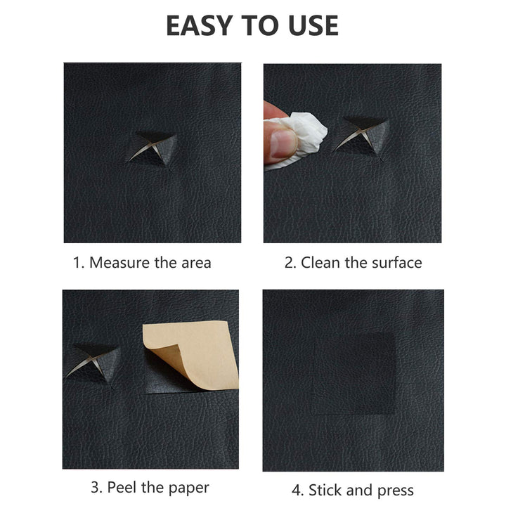 Upgraded Leather Repair Patch 4 x 50 Inches, Self-Adhes