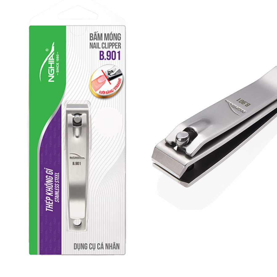 Professional Nail Clipper Large For cutting both Fingernails and Toenails NEVER RUST Stainless Steel