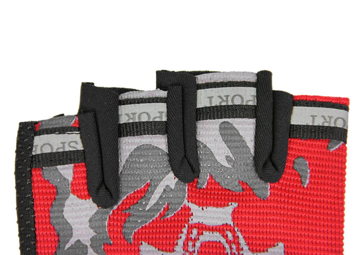 BXT Children Cycling Fingerless Gloves Breathable Half 
