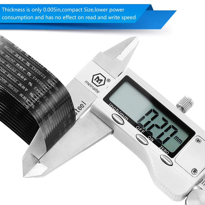 Micro SD to SD Card Extension Cable Adapter Flexible Extender Compatible with Ender 3 Pro/Ender 3/Ender 3 V2/Ender 5 Plus/5 Pro/CR-10S Pro/Anet A8 /Raspberry Pi (18.9in/48cm)