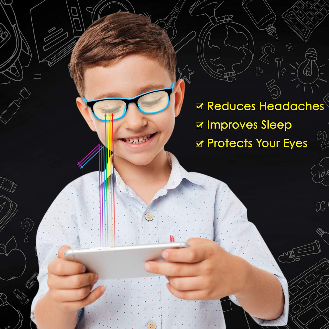 Optix 55 Kids Blue Light Blocking Glasses - Anti Eyestr