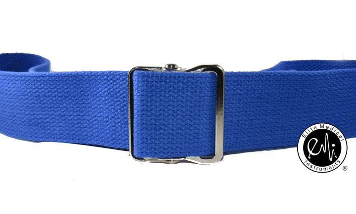 EMI 60 Gait Transfer Belt ROYAL with METAL Buckle 100% 