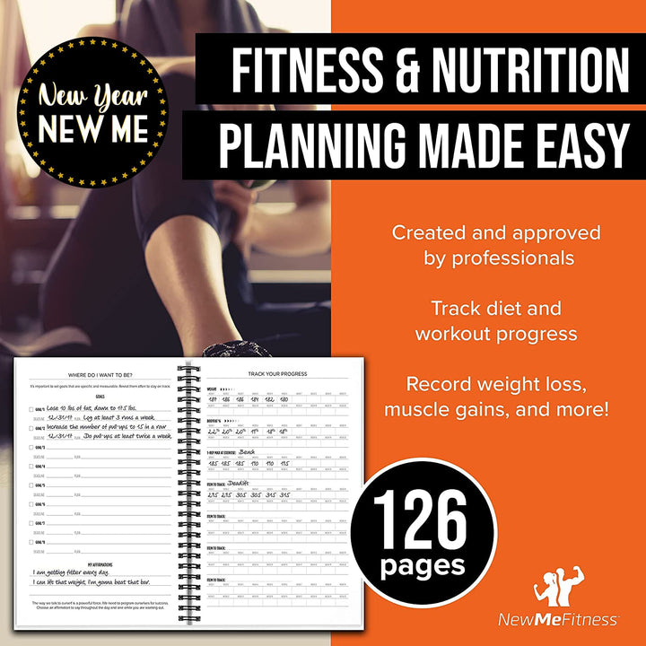 Complete Fitness and Nutrition Journal - 148 Pages Plus Cover :: 66 Day Daily Tracker for Food Intake &amp; Workouts :: Track Your Progress and Reach Your Weight Loss &amp; Fitness Goals Faster