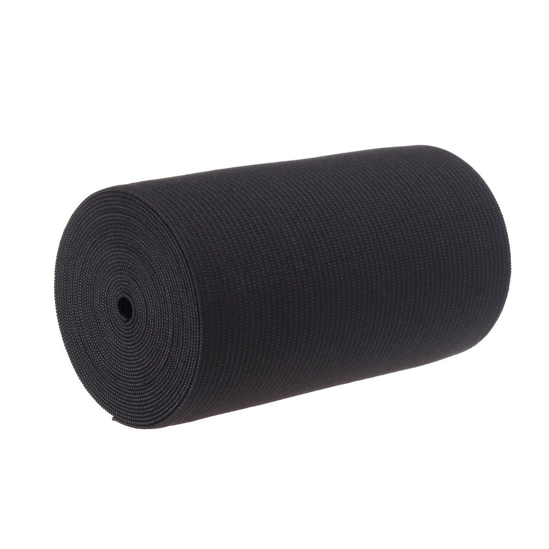 4-Inch Wide Black Heavy Knit Stretch ELASTIC 3 Yards