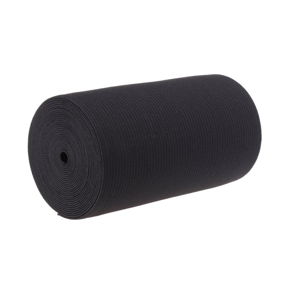 4-Inch Wide Black Heavy Knit Stretch ELASTIC 3 Yards