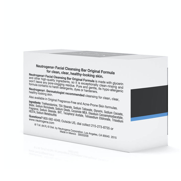 Neutrogena Transparent Facial Bar Bonus Pack, Original 
