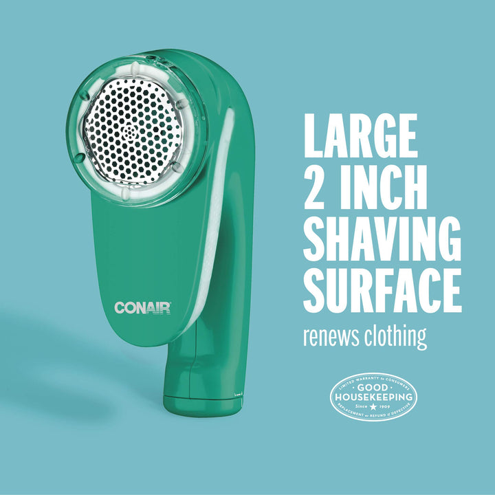 Fabric Shaver and Lint Remover, Battery Operated Portable Fabric Shaver, Green, CLS1GX
