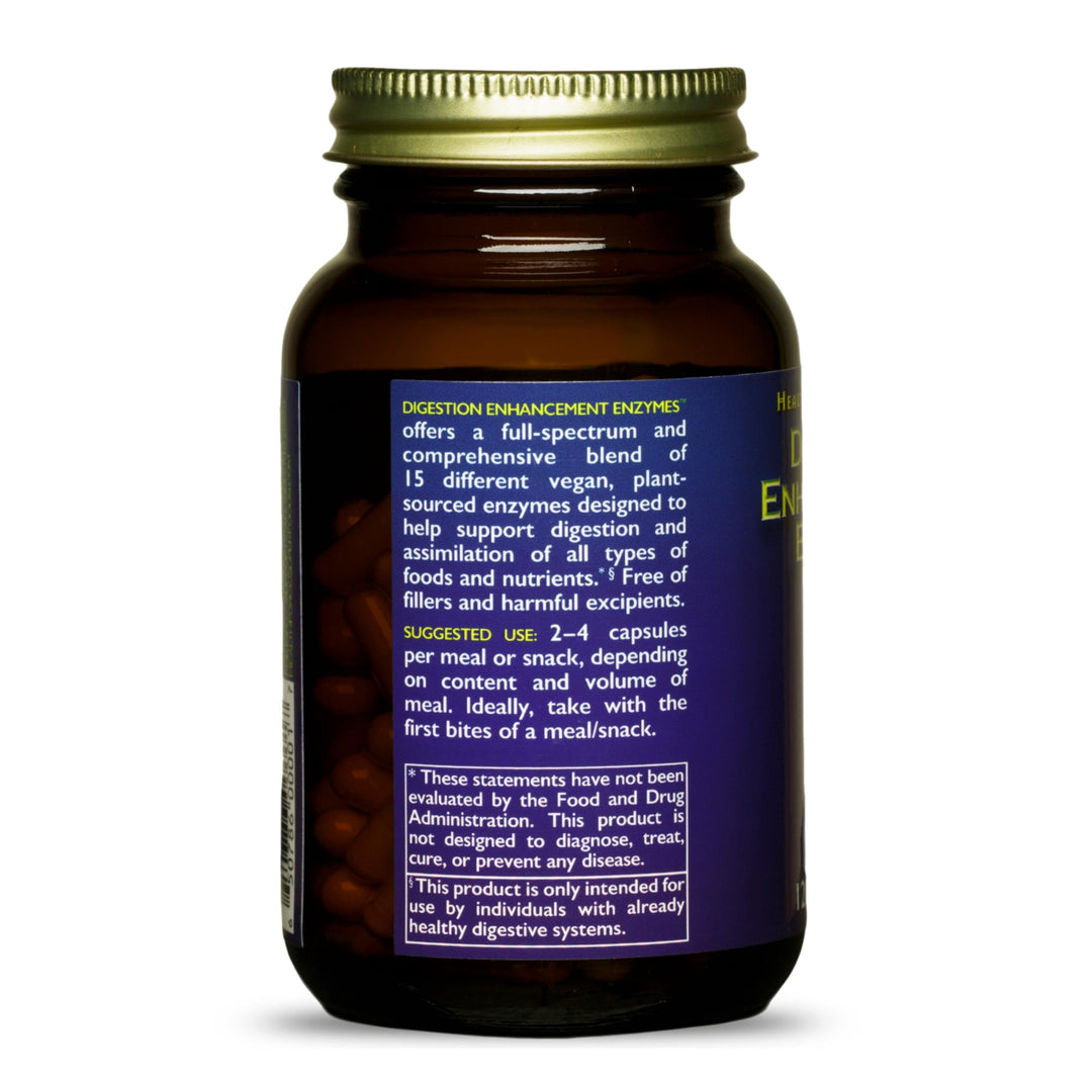 Digestion Enhancement Enzymes - 120 Vegan Capsules