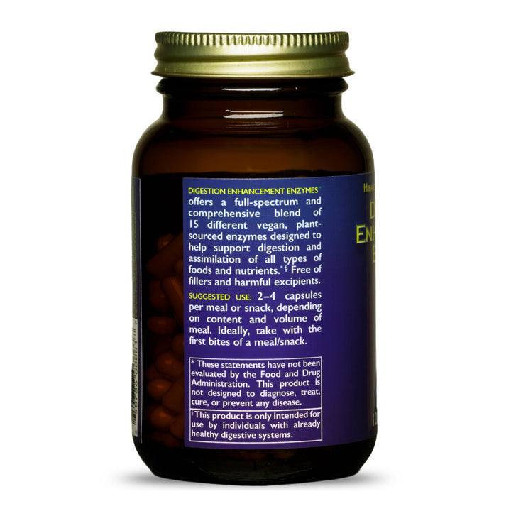 Digestion Enhancement Enzymes - 120 Vegan Capsules