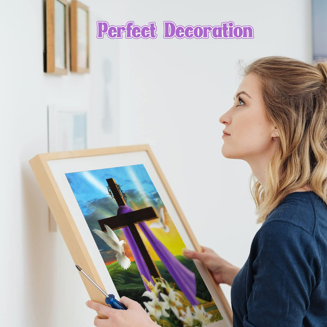 NAIMOER Religion Cross Diamond Art Kits for Adults Begi