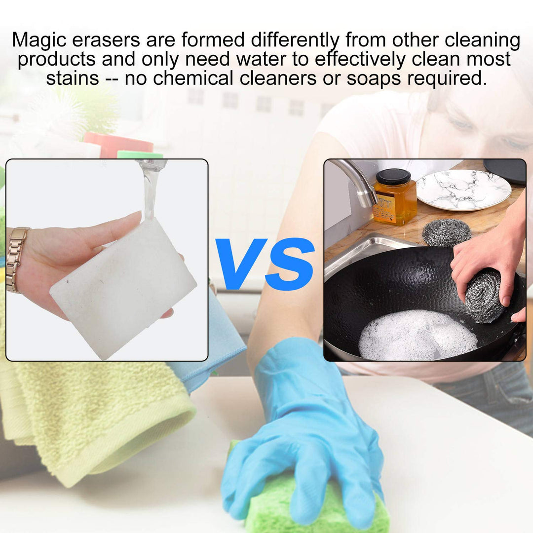 CertBuy 50 Pack Extra Thick Magic Sponge Eraser Cleanin