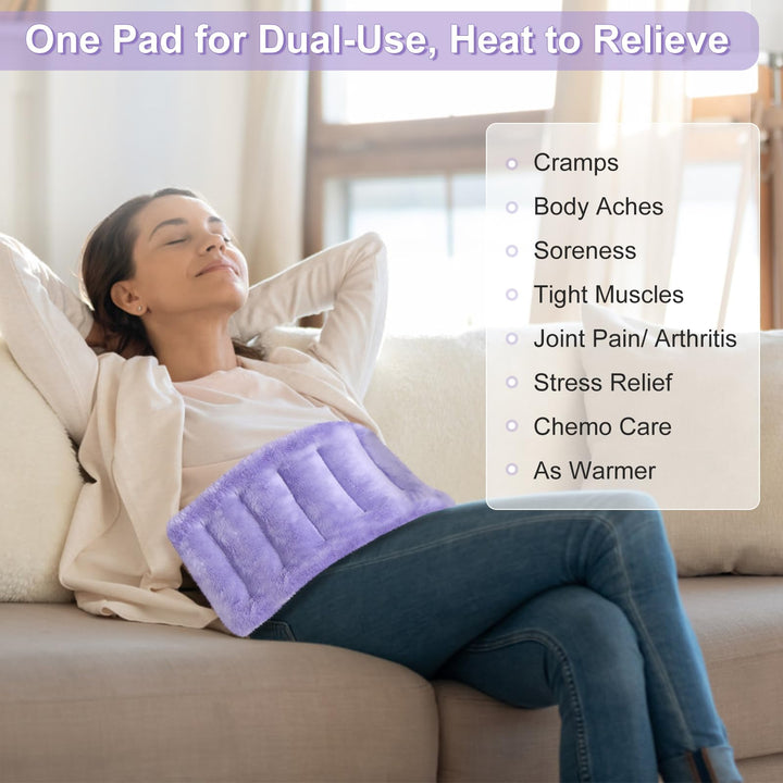 SuzziPad Microwave Heating Pad for Pain Relief, 7x16 Mi