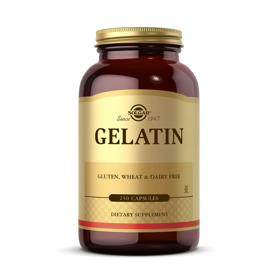 Solgar Gelatin 1680 mg, 250 Capsules - Natural Gelatin 