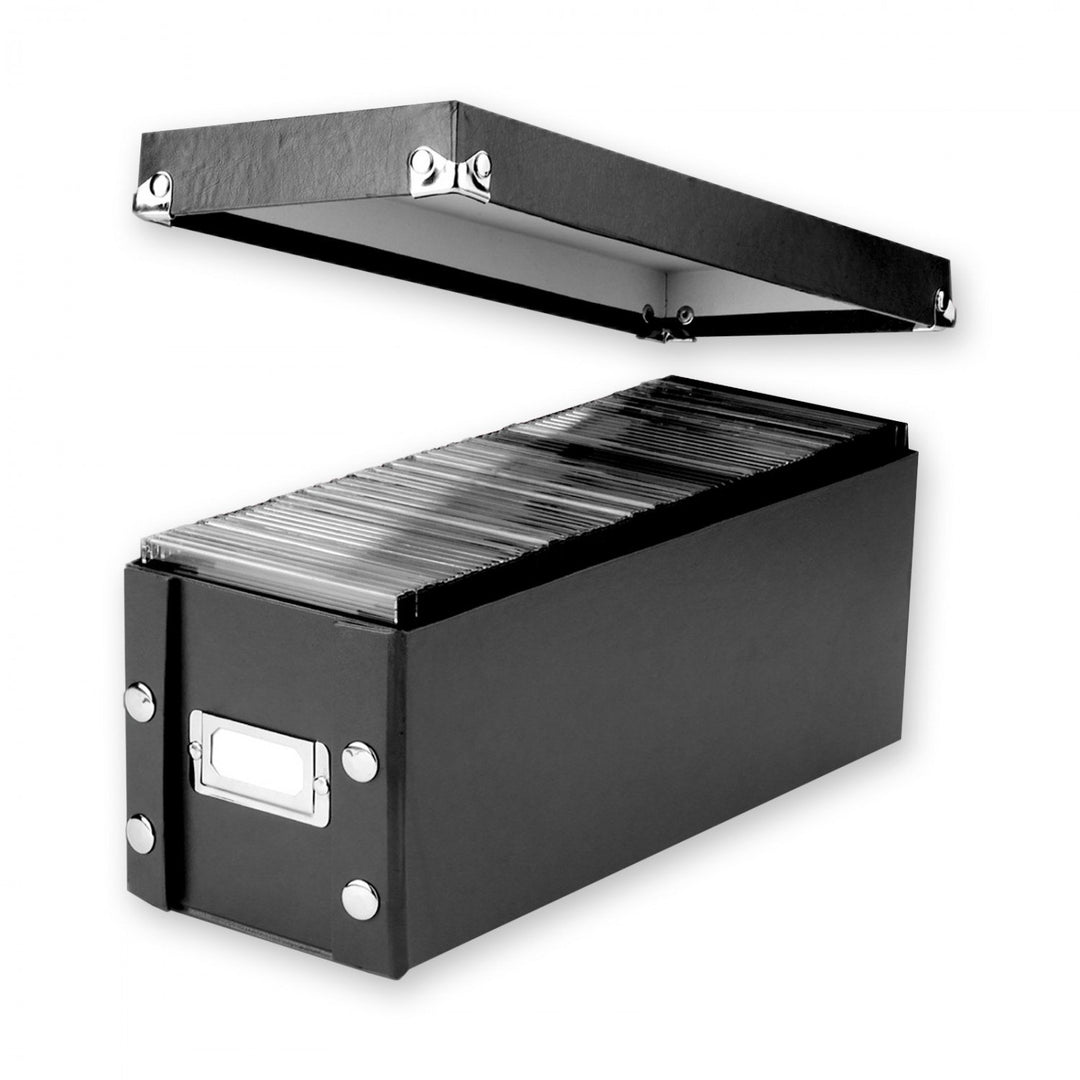 Snap-N-Store CD Storage Box - 2 Pack - Durable 5.1 x 5.