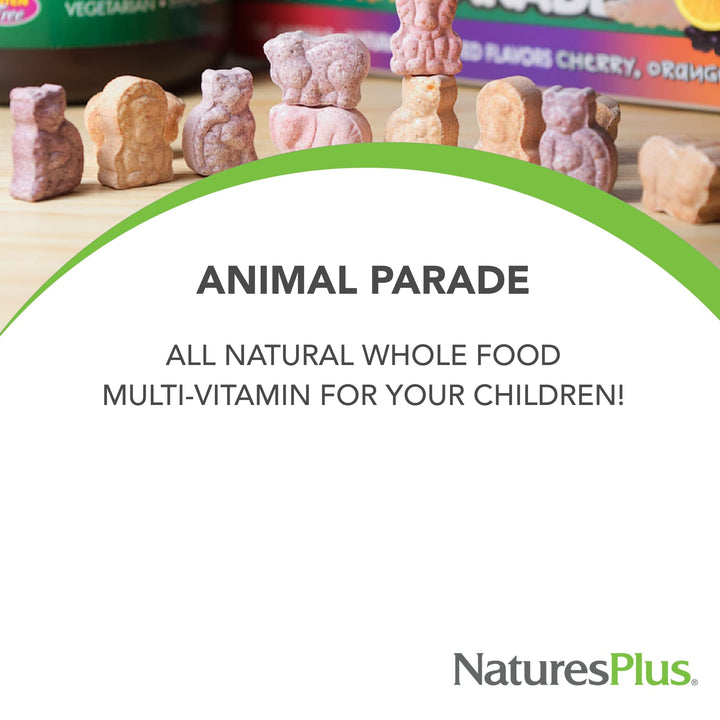 NaturesPlus Animal Parade MagKidz, Natural Cherry Flavo