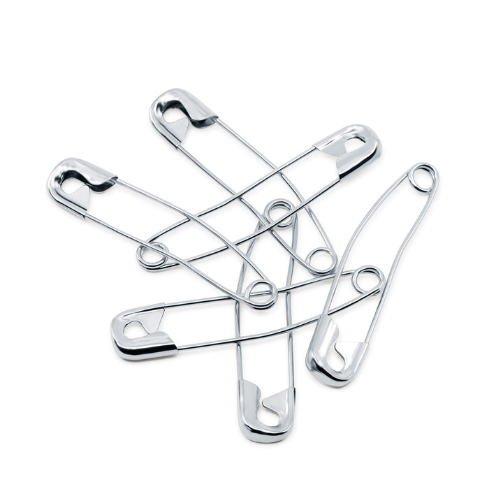 3013 Curved Basting Safety Pins, Size 3 (40-Count), Nickel