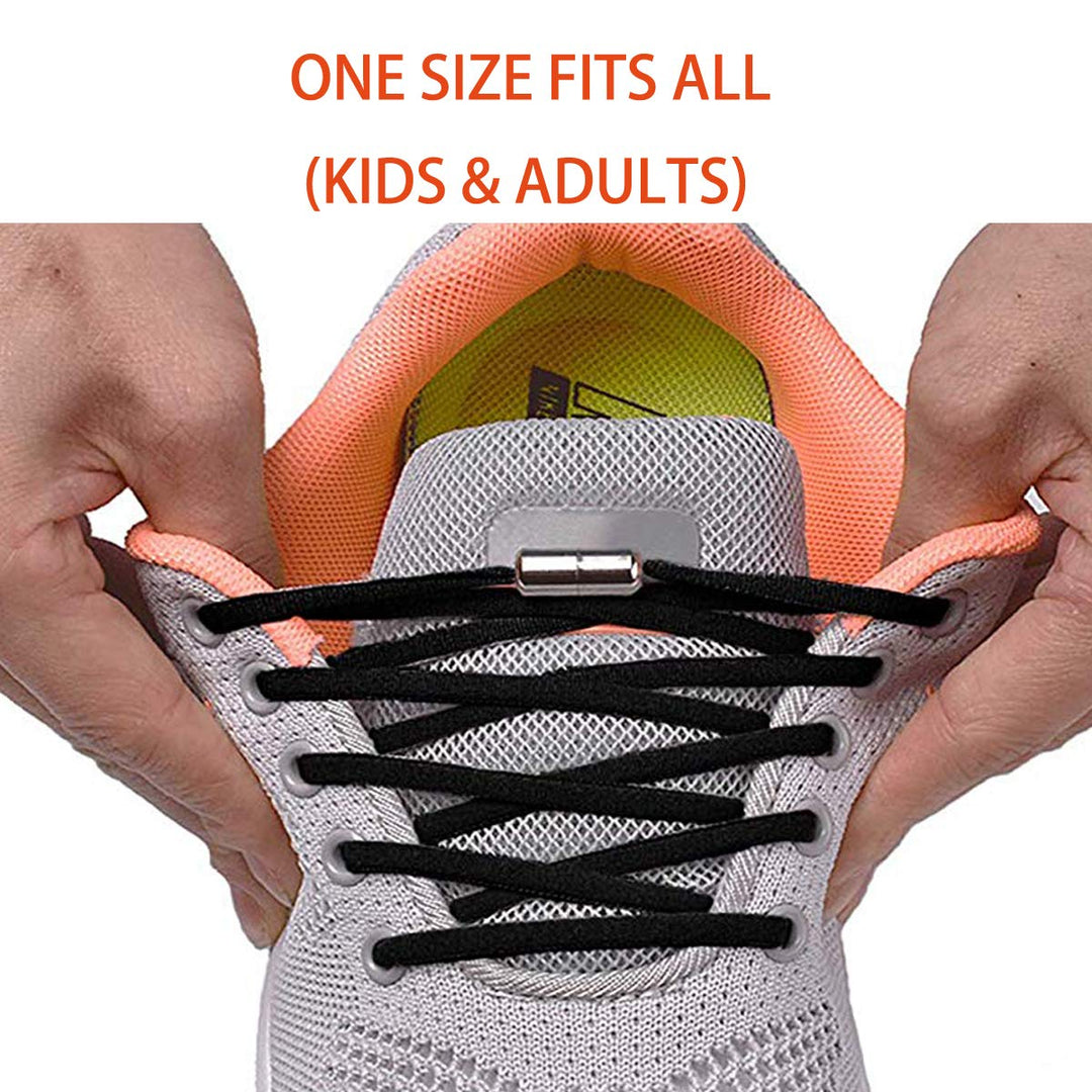 Metal Connector DIY Shoelaces Repair Shoe Lace Tips Replacement End, for Elastic No Tie Athletic Running Shoe Laces Sneakers Fits Hiking Boots, Board Shoes and Casual Shoes,Silver Gold Pewter