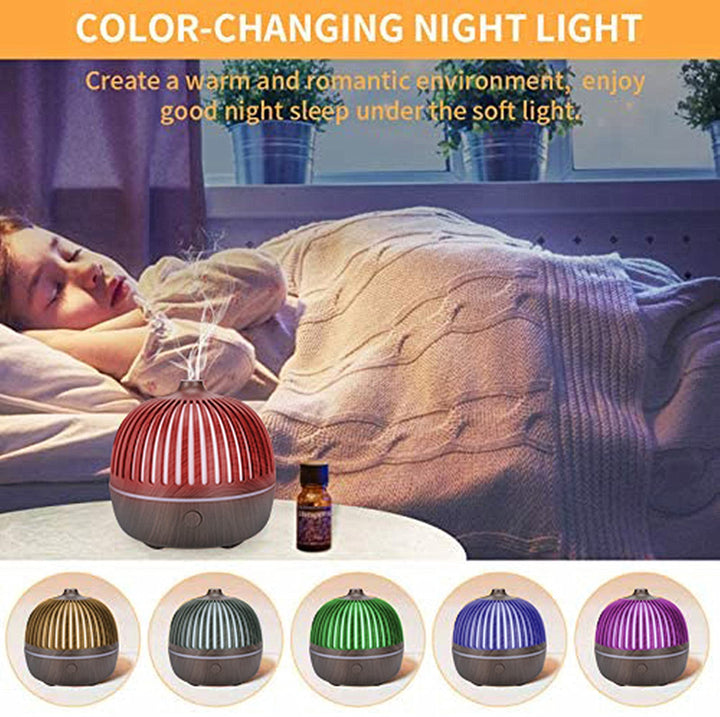 Cool Mist Humidifier 3-in -1 Essential Oil Diffuser 30 dB Quiet Humidifier Auto-off Humidifier Mini Humidifiers for Bedroom Baby Room Office, with 7 Color Night Light Function