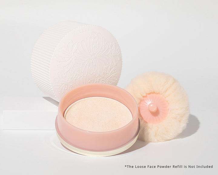 Paul &amp; Joe Loose Face Powder Case + Puff 2 Pcs