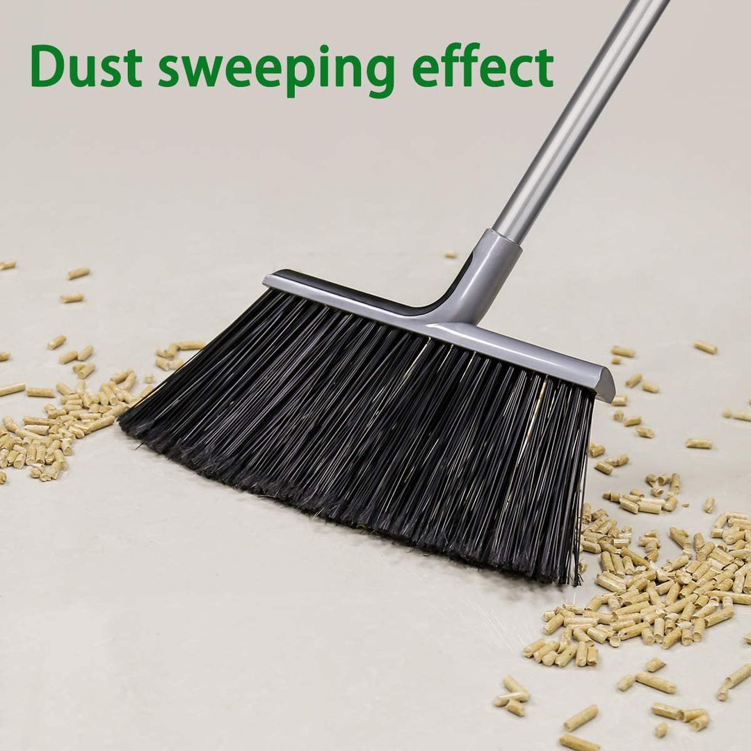 Indoor/Outdoor Broom for Floor Cleaning with 58 inch Lo