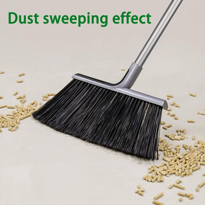 Indoor/Outdoor Broom for Floor Cleaning with 58 inch Lo