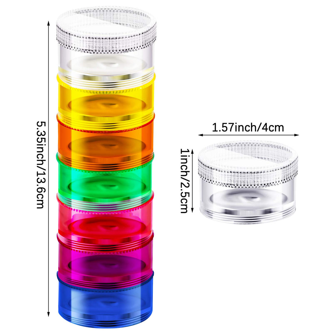 Sieral 7 Day Stackable Pill Organizer Case Vitamin Hold