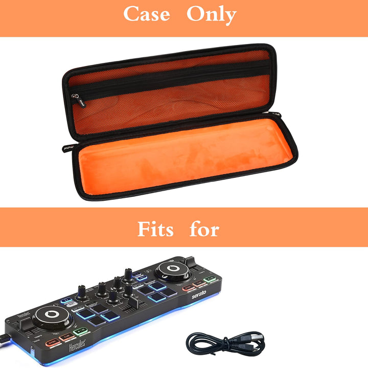 Mchoi Hard Portable Case Compatible with Hercules DJControl Starlight Pocket USB DJ Controller,Case Only
