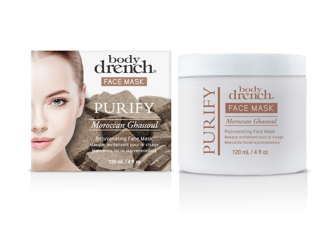 Purify Moroccan Ghassoul Rejuvenating Face Mask, 4 oz