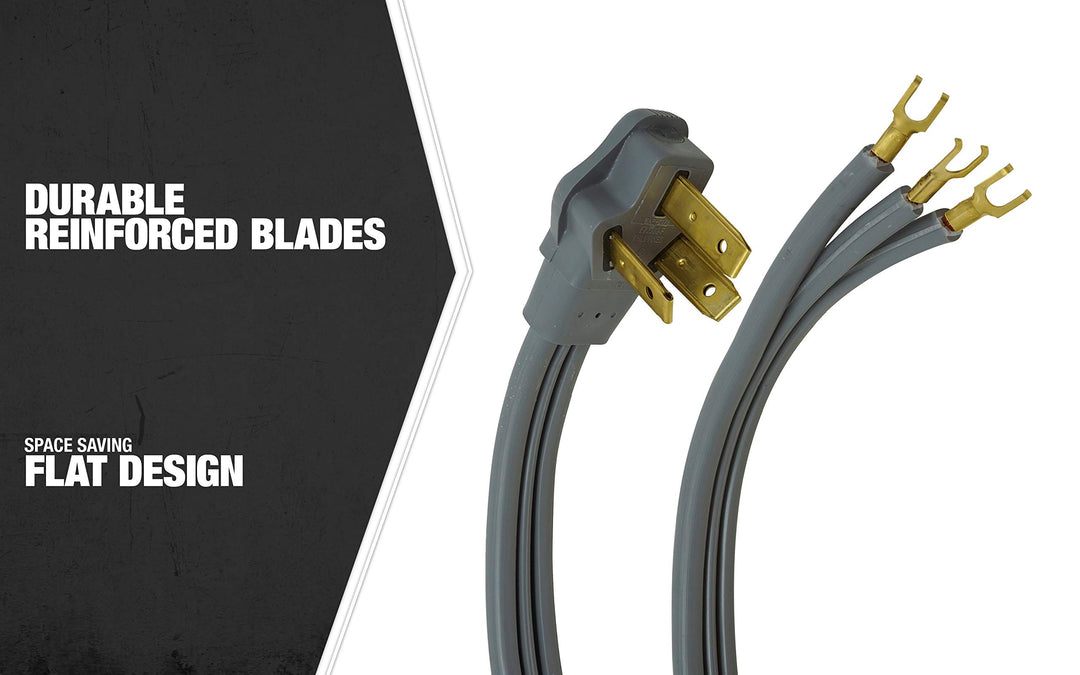 09014 4-Foot 50-Amp 3-Wire Range Power Cord
