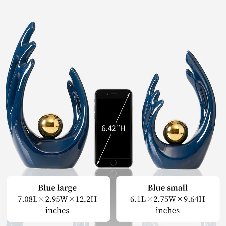 Modern Living Room Decor Art Ceramic Statues for Home Decor Accents Dining Table Decorations for Living Room Office Bedroom Kitchen Apartment Decor