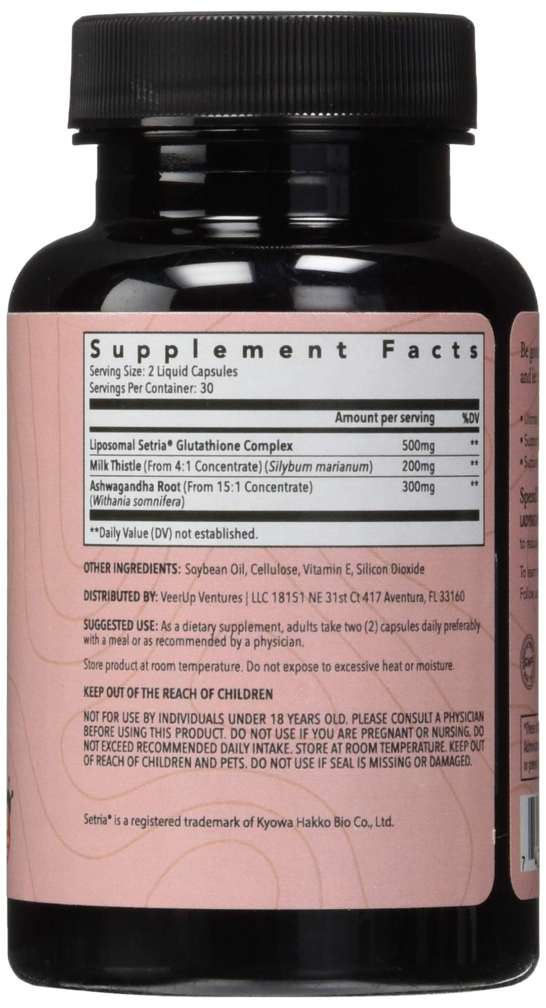 I Love Myself Glutathione Capsules, 60 CT