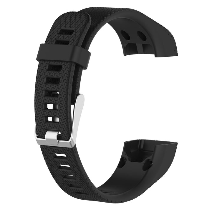 Strap Compatible with Vivosmart HR+ Bands Replacement Striped Sport Straps with Tool Kits for Garmin vívosmart HR Plus Tracker (Black)