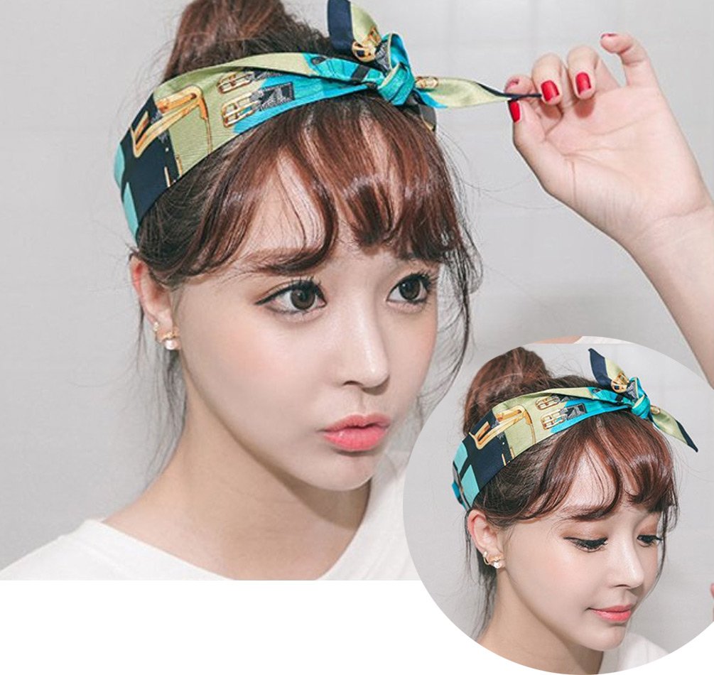 10PCS Womens Scarfs for Bag Handles Scarf Band Hair Neck Scarves Fashion Gifts fr Girl Decor