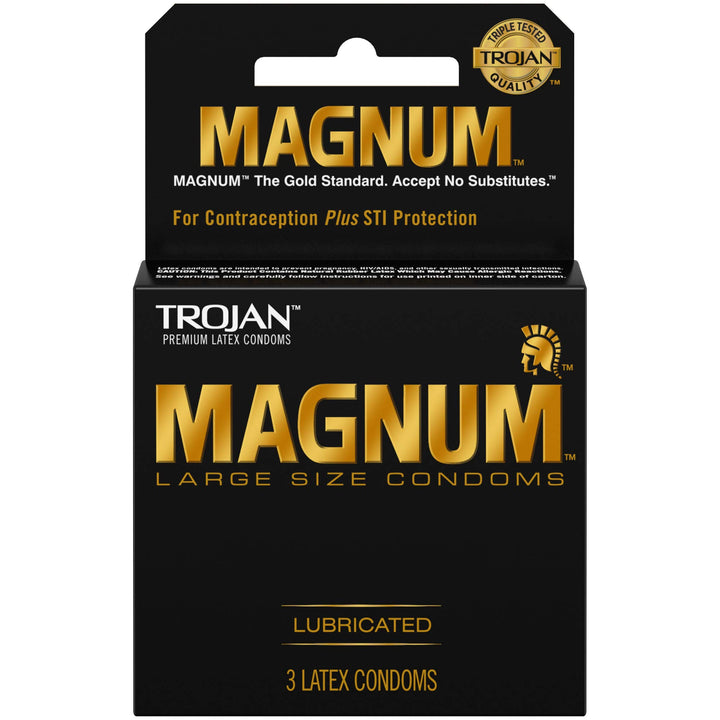 Trojan Condoms Large Size (1) Packof 3 Condoms