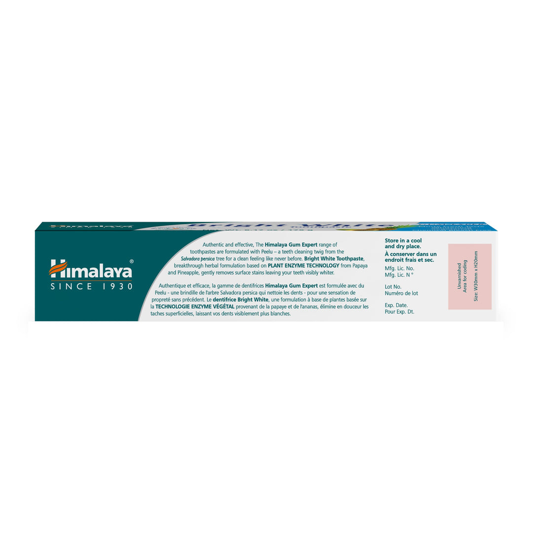 Himalaya Bright White Toothpaste 175g (2 Pack)