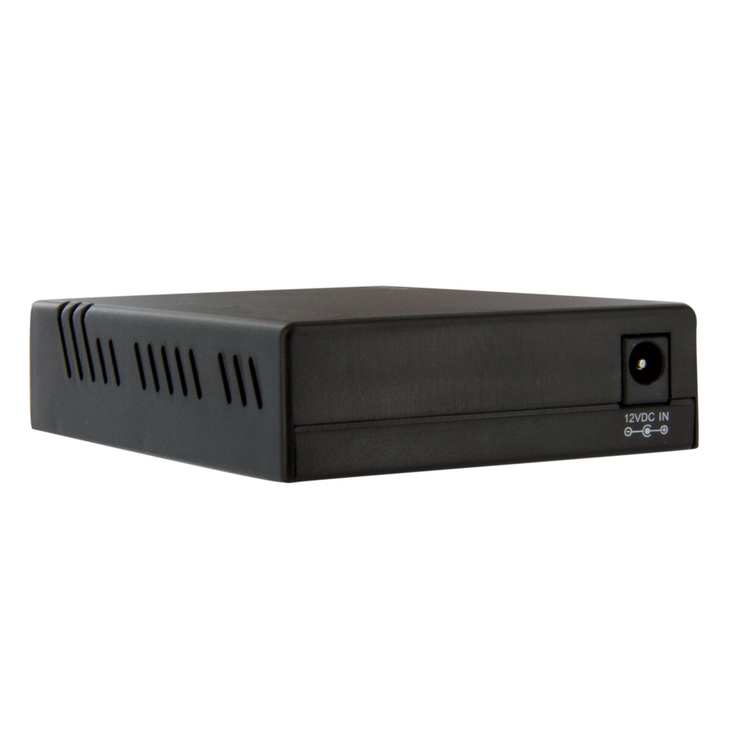 Multimode (MM) SC Fiber Media Converter for 10/100Mbps Network - Ethernet to SC MM Fiber Media Converter - 2 km / 1.2 m, TAA (MCM110SC2)