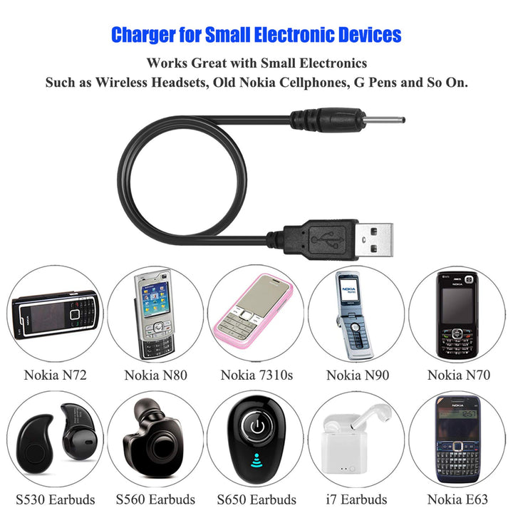 USB DC Charger Charge Charging Cable for Mini S530 Smal