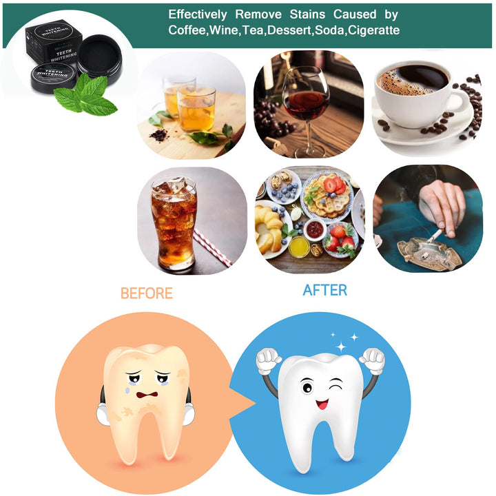 Teeth Whitening Charcoal Powder, Natural Activated Char