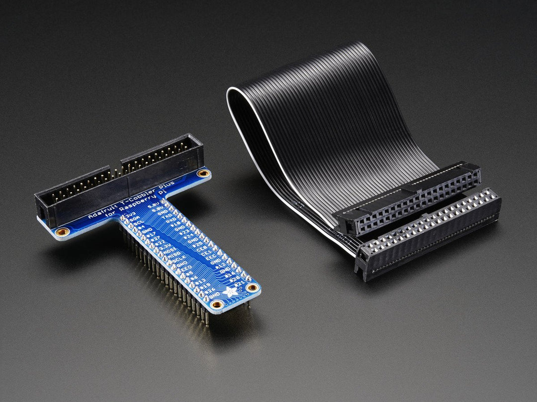 2028 Assembled Pi T-Cobbler Plus - GPIO Breakout for