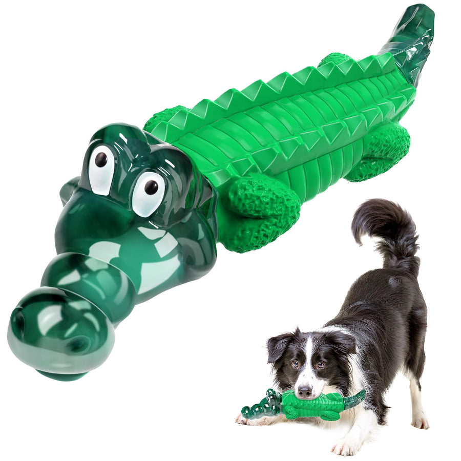 Dog Chew Toys for Aggressive Chewers - Indestructible Dog Toy to Reduce Pet Anxiety and Boredom for Small, Medium, Large Breed