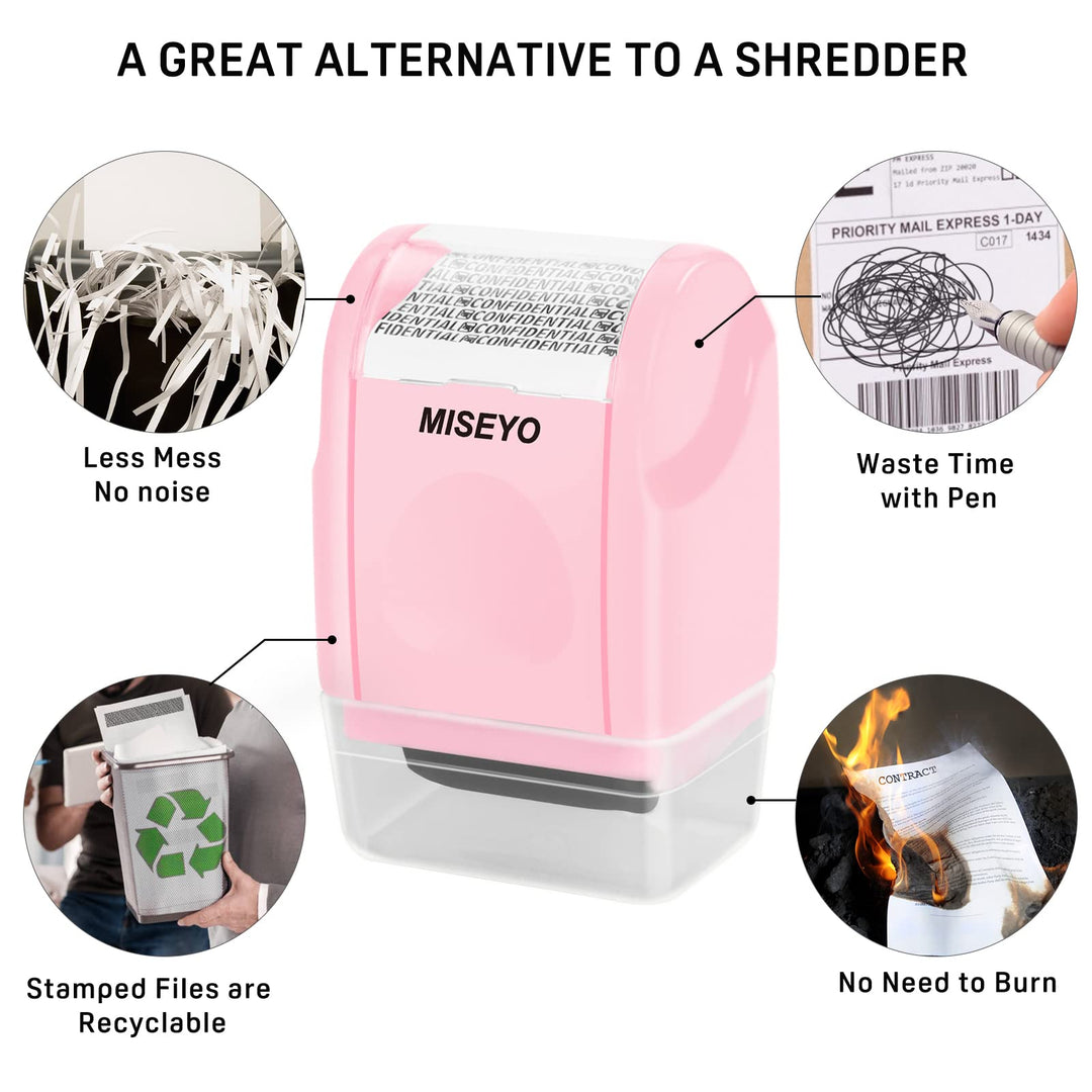 Miseyo Identity Theft Protection Roller Stamps for Data