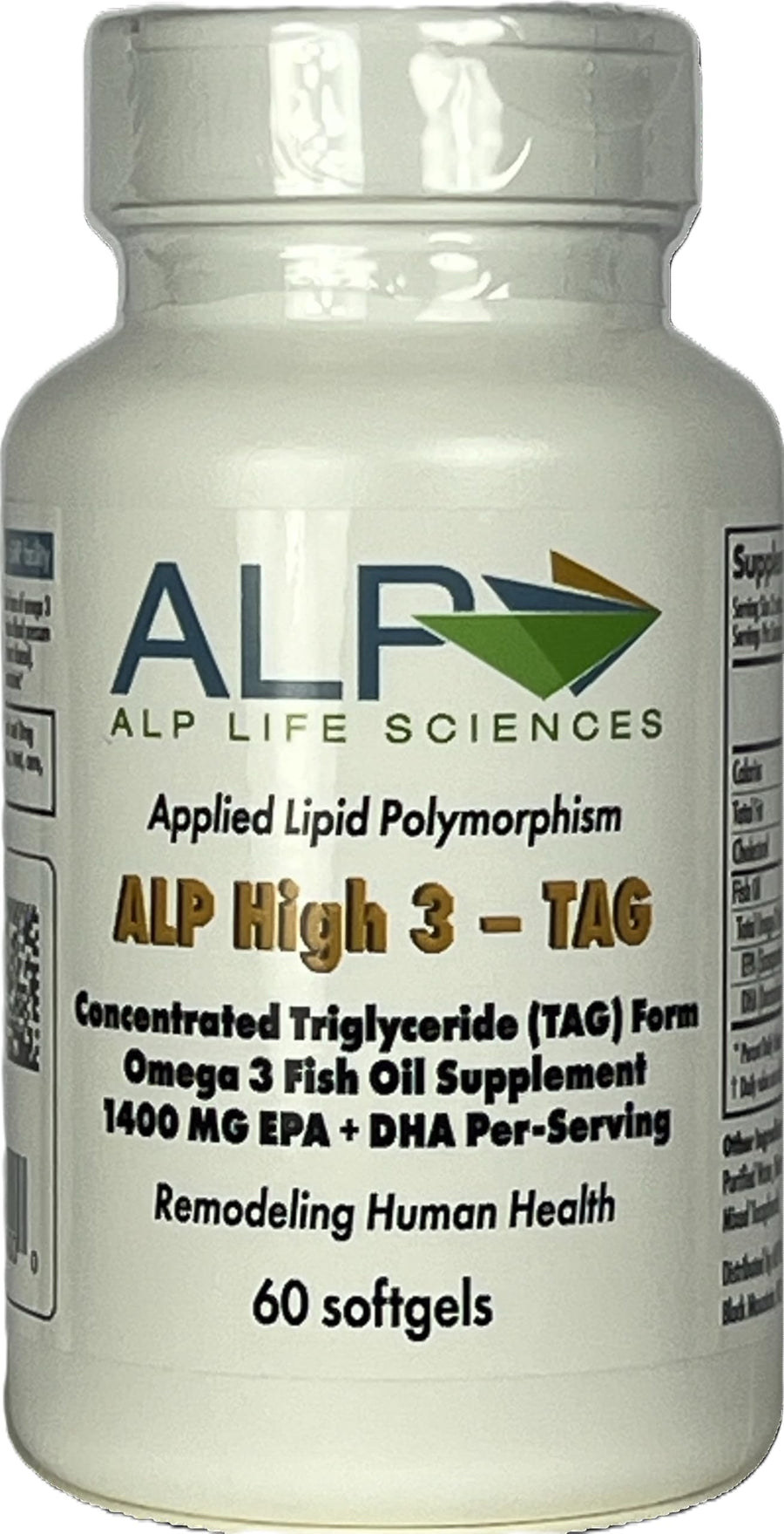 TAG Omega 3 Fish Oil Supplement - 60-Count