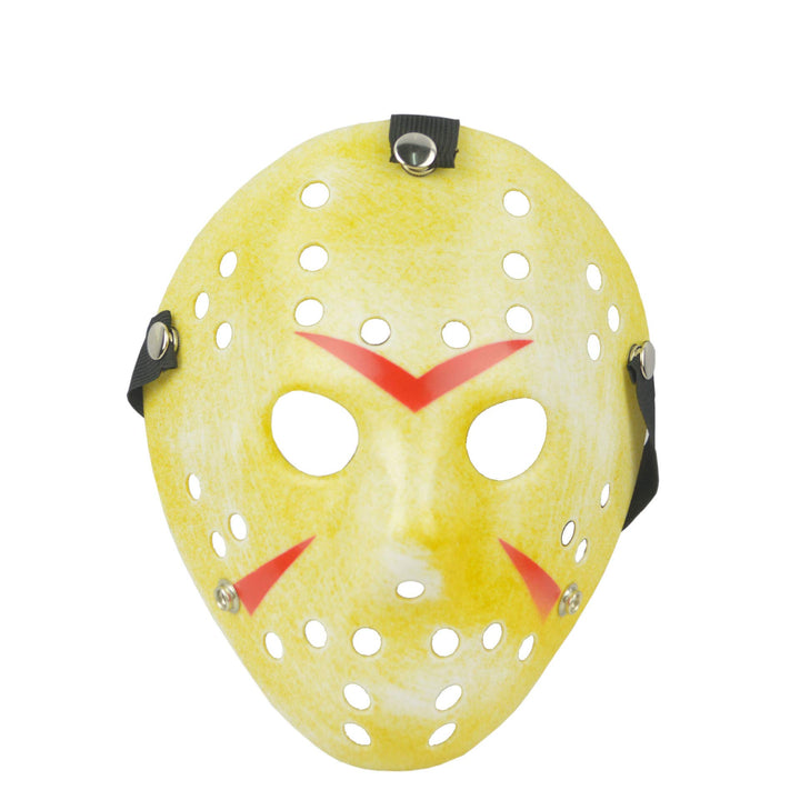 3Pcs Jason Hockey Mask Costume Mask Prop for Cosplay Masquerade Party Halloween Decorations Dress Up
