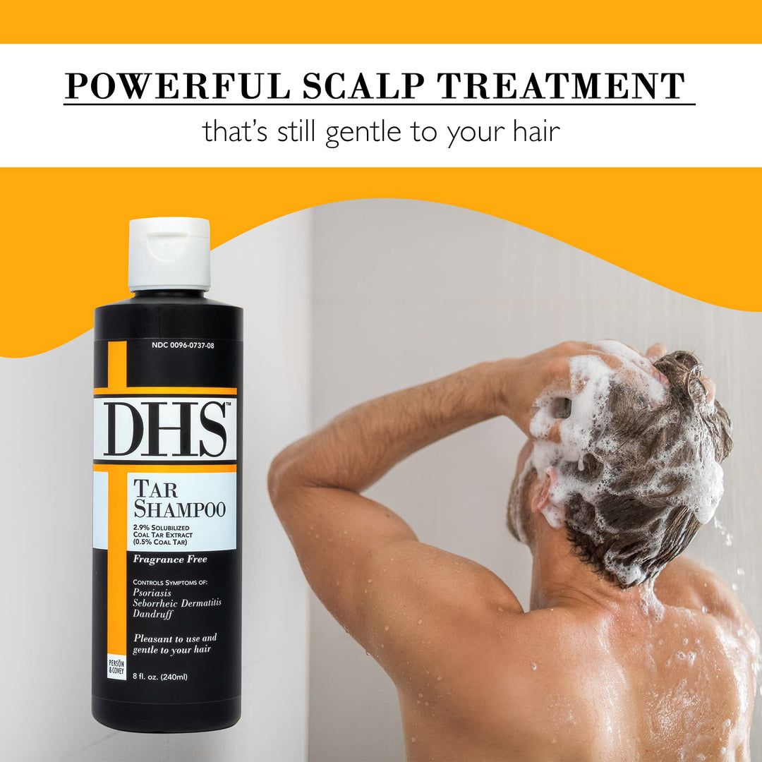 DHS Tar Shampoo, 8 Fluid Ounce