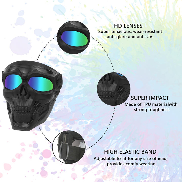 BOROLA Tactical Toy Soft Darts Mask Anti Fog PC Sponge 
